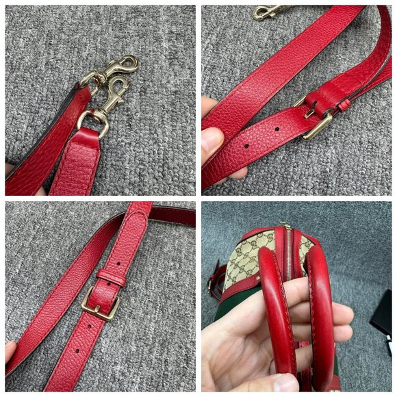 Gucci Boston Web Canvas Satchel Lux-560-08282025 - Picture 11 of 16